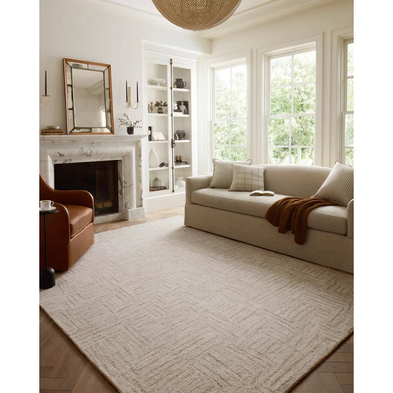 Chris Loves Julia x Loloi Polly Smoke / Sand Area Rug