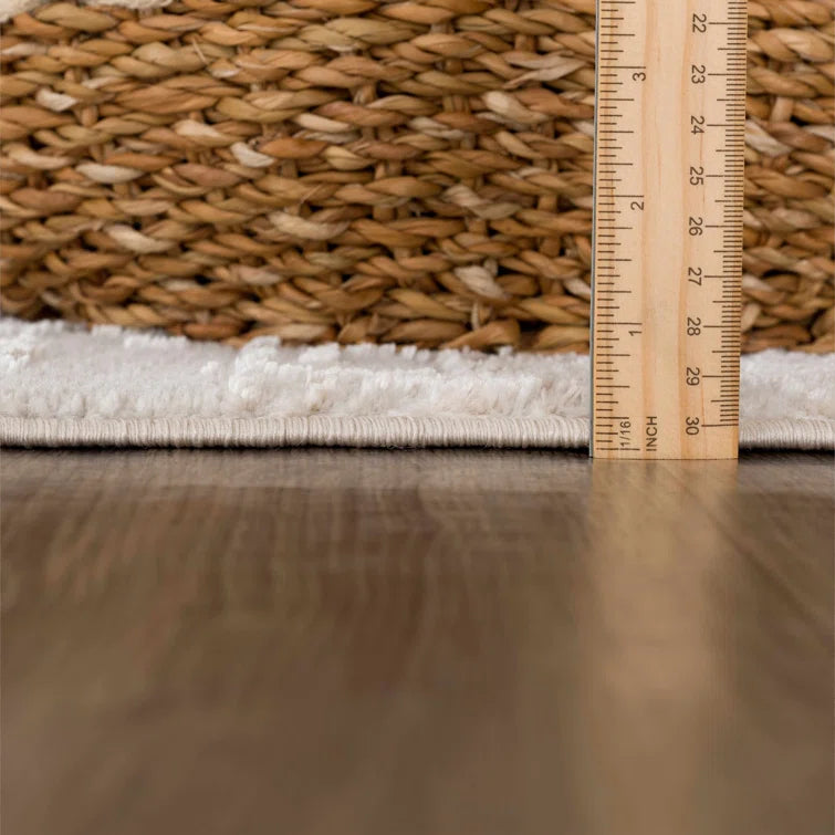 Straten Abstract Design Modern Cream/Beige Area Rug